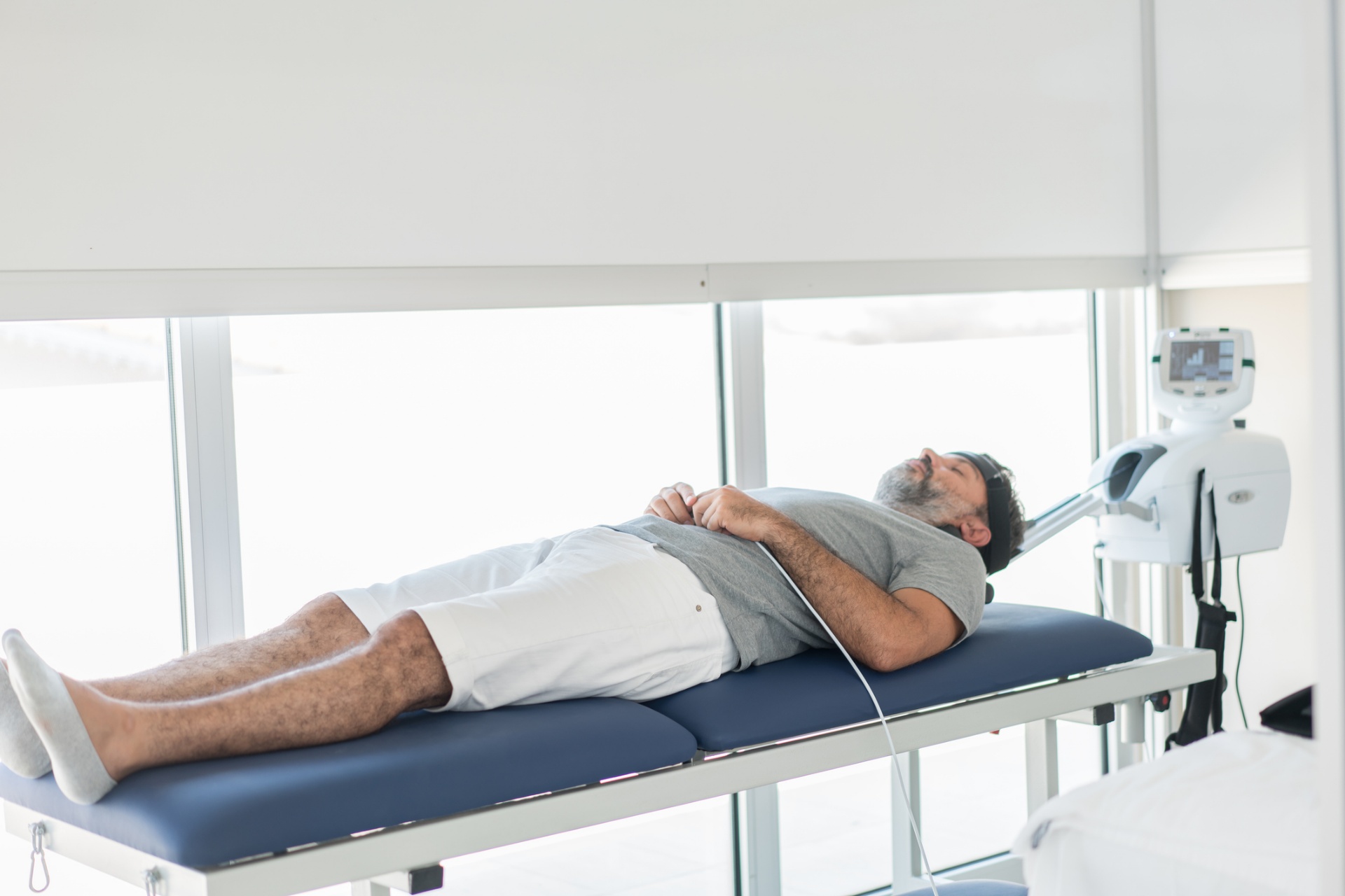 Triton spinal traction decompression machine for non-surgical disc relief in Redmond